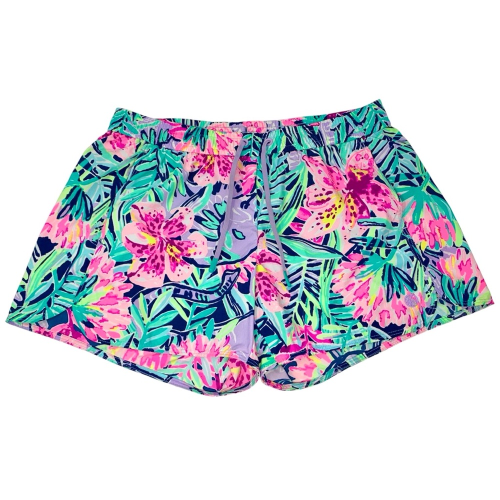 Lilly Pulitzer Colorful Floral Print Shorts Women’s Size Small